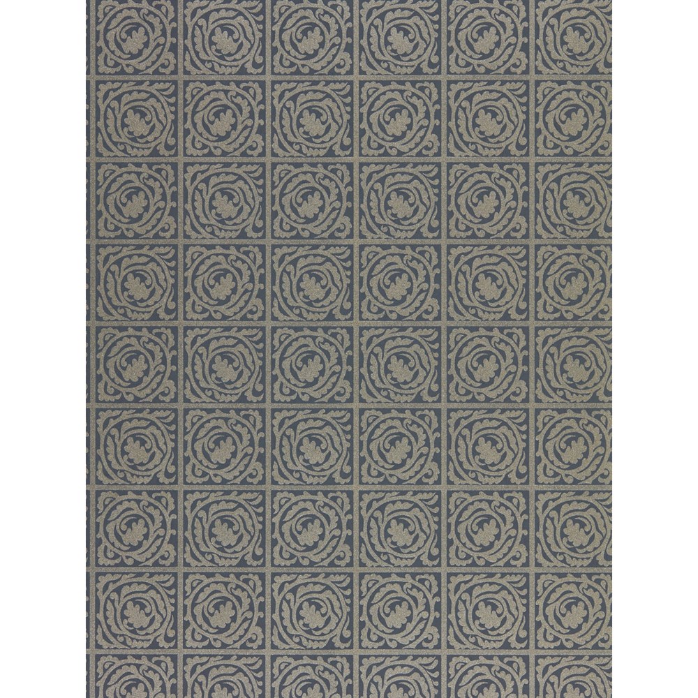 Pure Scroll Wallpaper 216547 by Morris & Co in Ink Blue